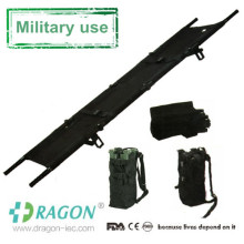 Medical use portable aluminum military four folding stretcher for sale